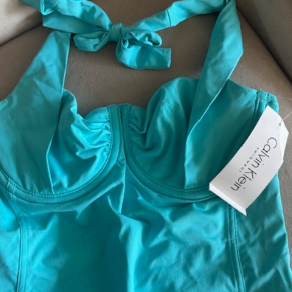 NWT Calvin Klein Halter Swimsuit